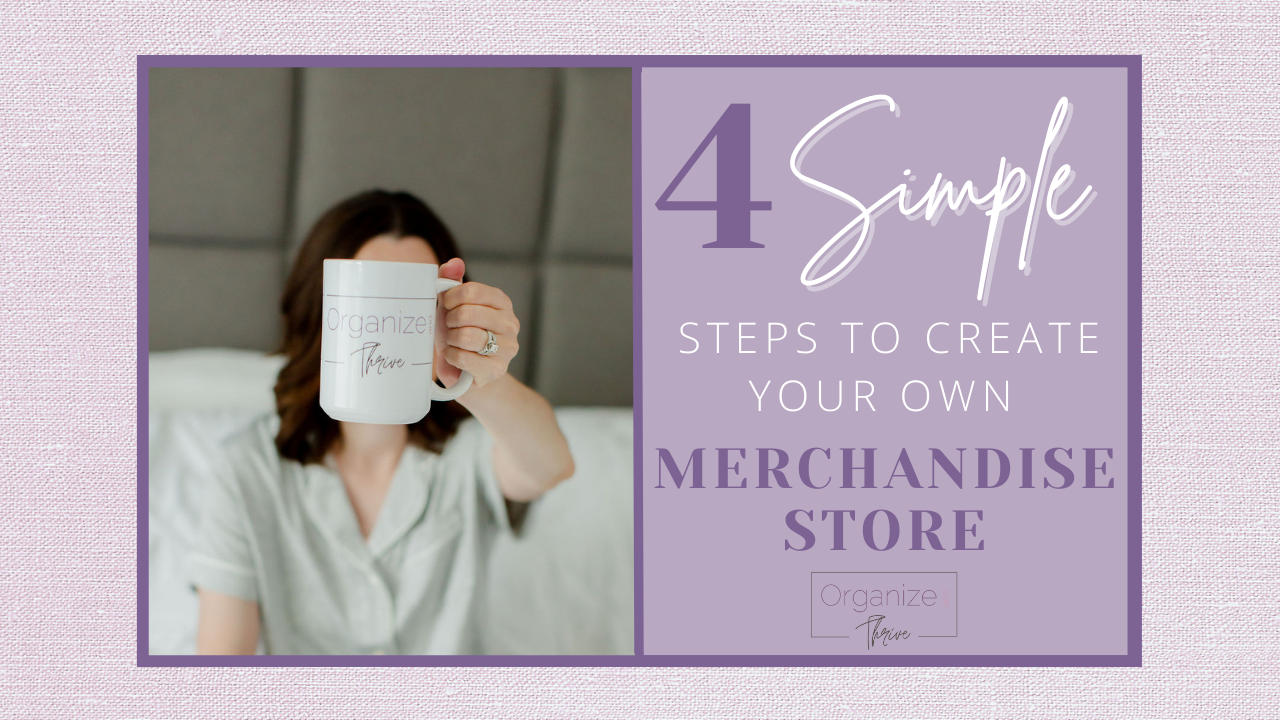 4 Simple Steps to Create your own Merch Store