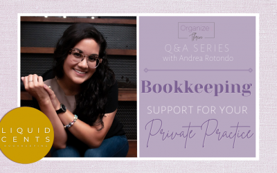 Bookkeeping Support for your Private Practice